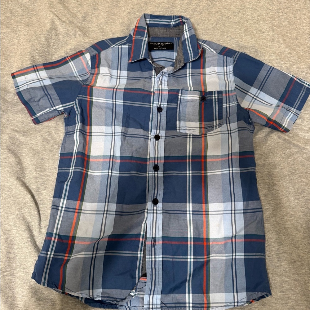 Kids Button Down, Short Sleeve